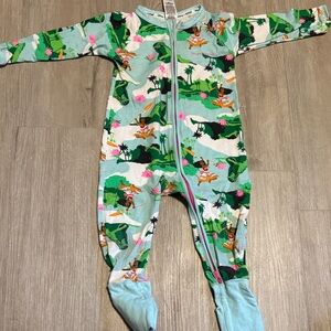 Bonds Disney Kids One Piece with Green and Pink Adventure Print